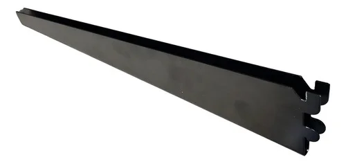 MENSULA P/RIEL DOBLE NEG. 47CM(12U)